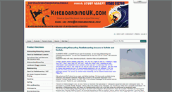 Desktop Screenshot of kiteboardinguk.com